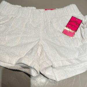 White eyelet shorts size 1 by Candies